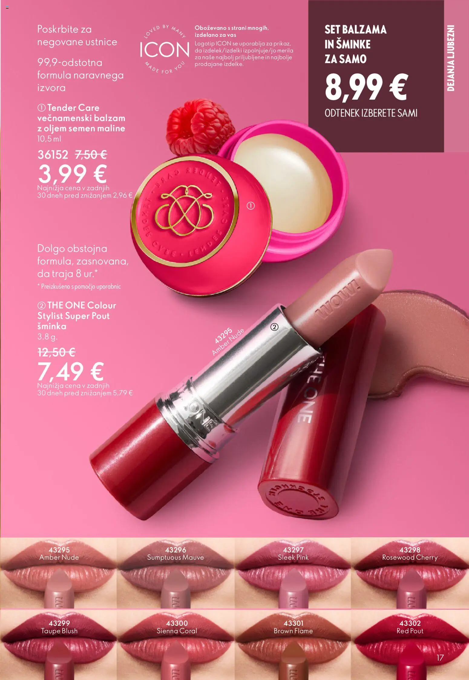 Novi Oriflame katalog ponudbe – veljaven od 28.01.2026 | Stran: 17 | Izdelki: Maline