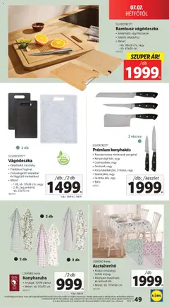 Lidl akciós ujság - amely érvényes a következő dátumtól: 03.07.2025 | Oldal: 49