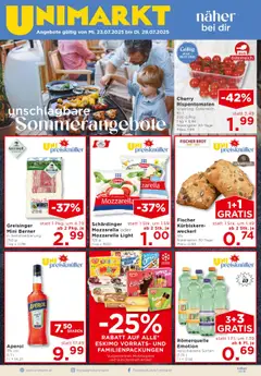 Vorschau von dem Prospekt - Unimarkt - Broschüre gültig ab 23.07.2025