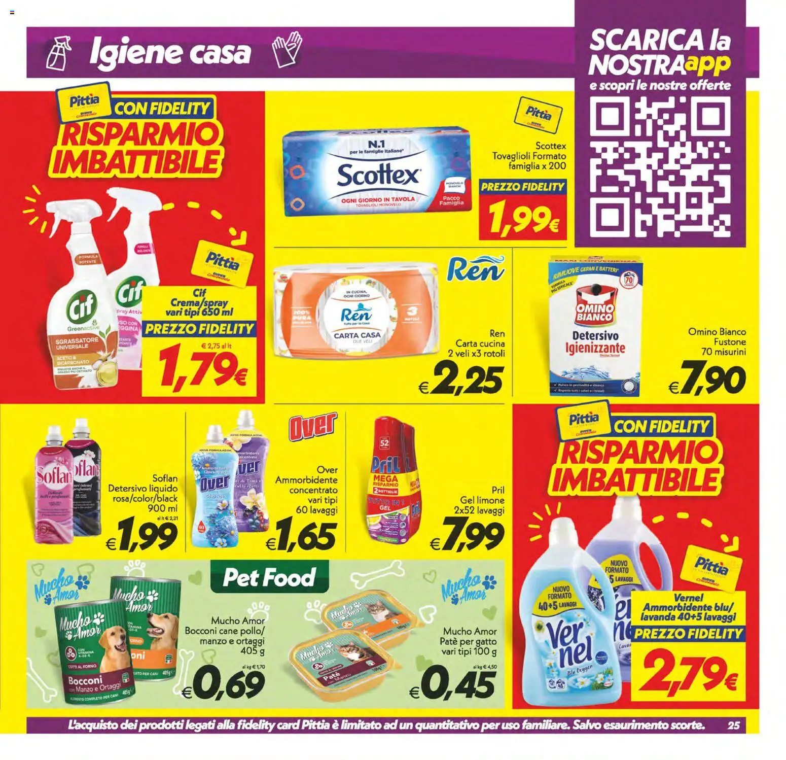 Volantino SuperConveniente del 03.02.2026 | Pagina: 25 | Prodotti: Ammorbidente, Sgrassatore, Ortaggi, Forno