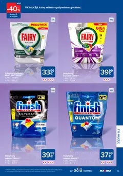 MAXIMA leidinys galioja nuo 05.03.2026 | Puslapis: 15 | Prekių: Indaplovių kapsulės