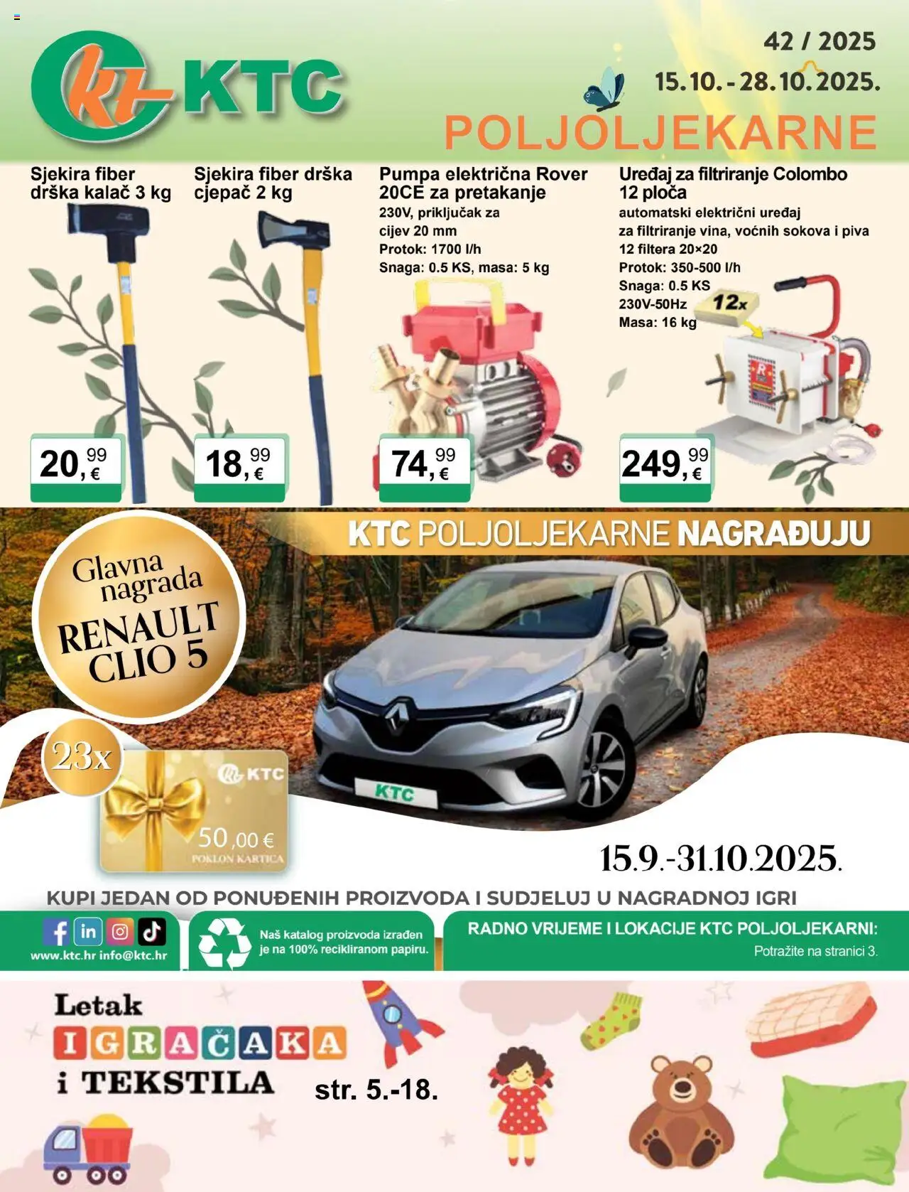 KTC katalog | vrijedi od 15.10.2025 | Stranica: 1