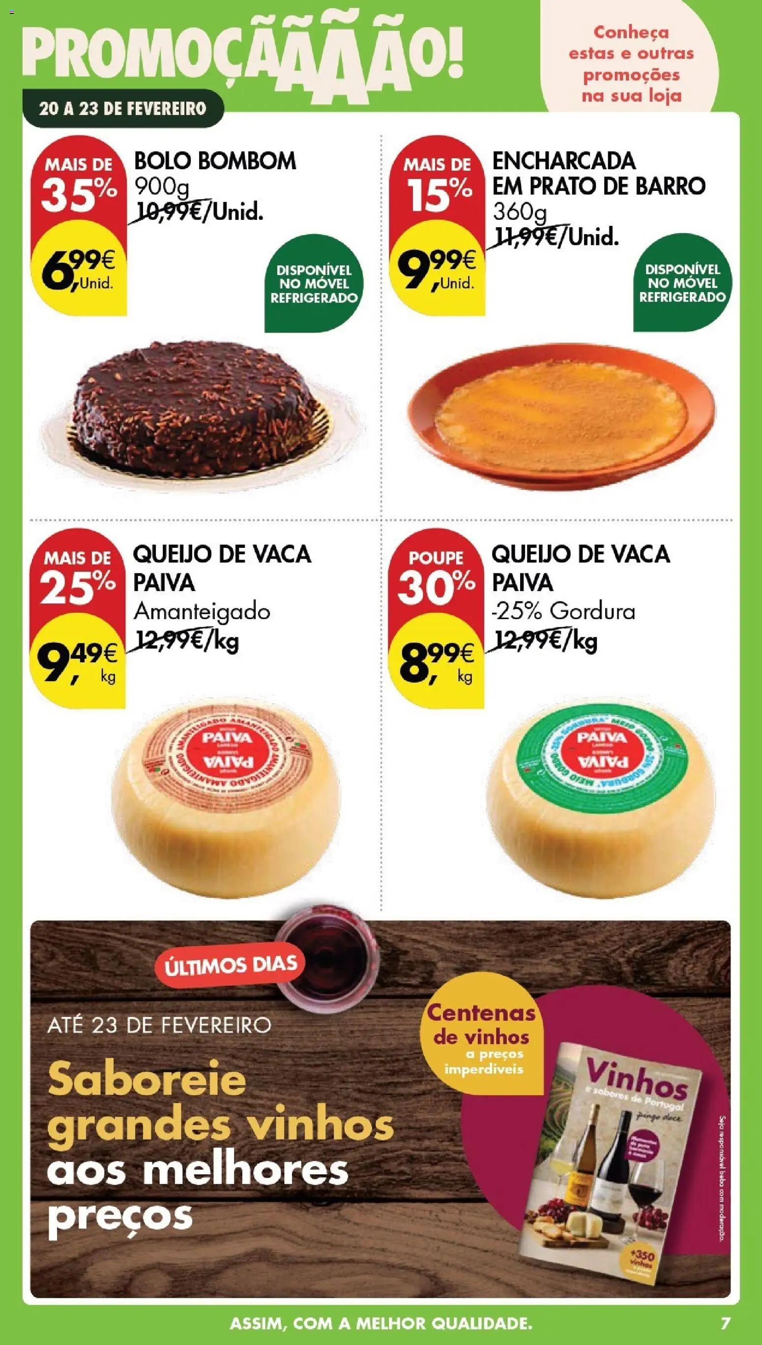 Pingo Doce Poupe este Fim de Semana │ válido de 20.02.2026 | Página: 7 | Produtos: Bolo, Bombom, Queijo