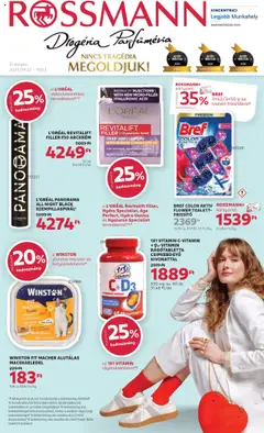 Rossmann Akciós újság - amely érvényes a következő dátumtól: 22.09.2025