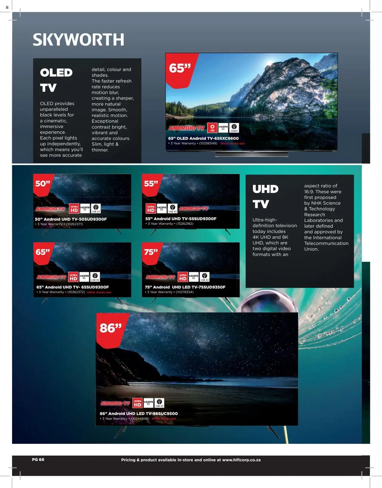 HiFi Corp - Extended Range Catalogue │ valid from 12.02.2024 | Page: 66 | Products: Television, USB, TV, Light