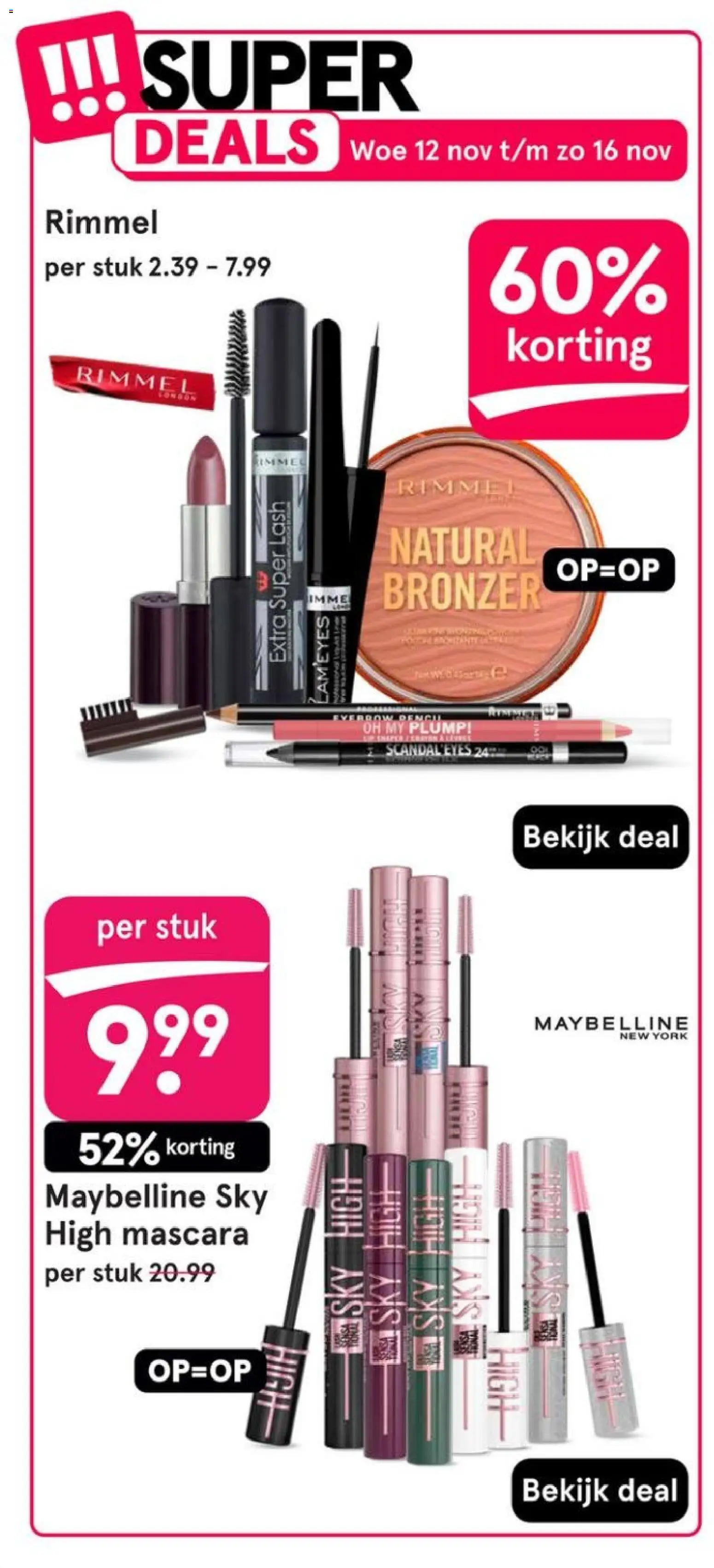 {H1} | Pagina: 4 | Producten: Bronzer, Mascara