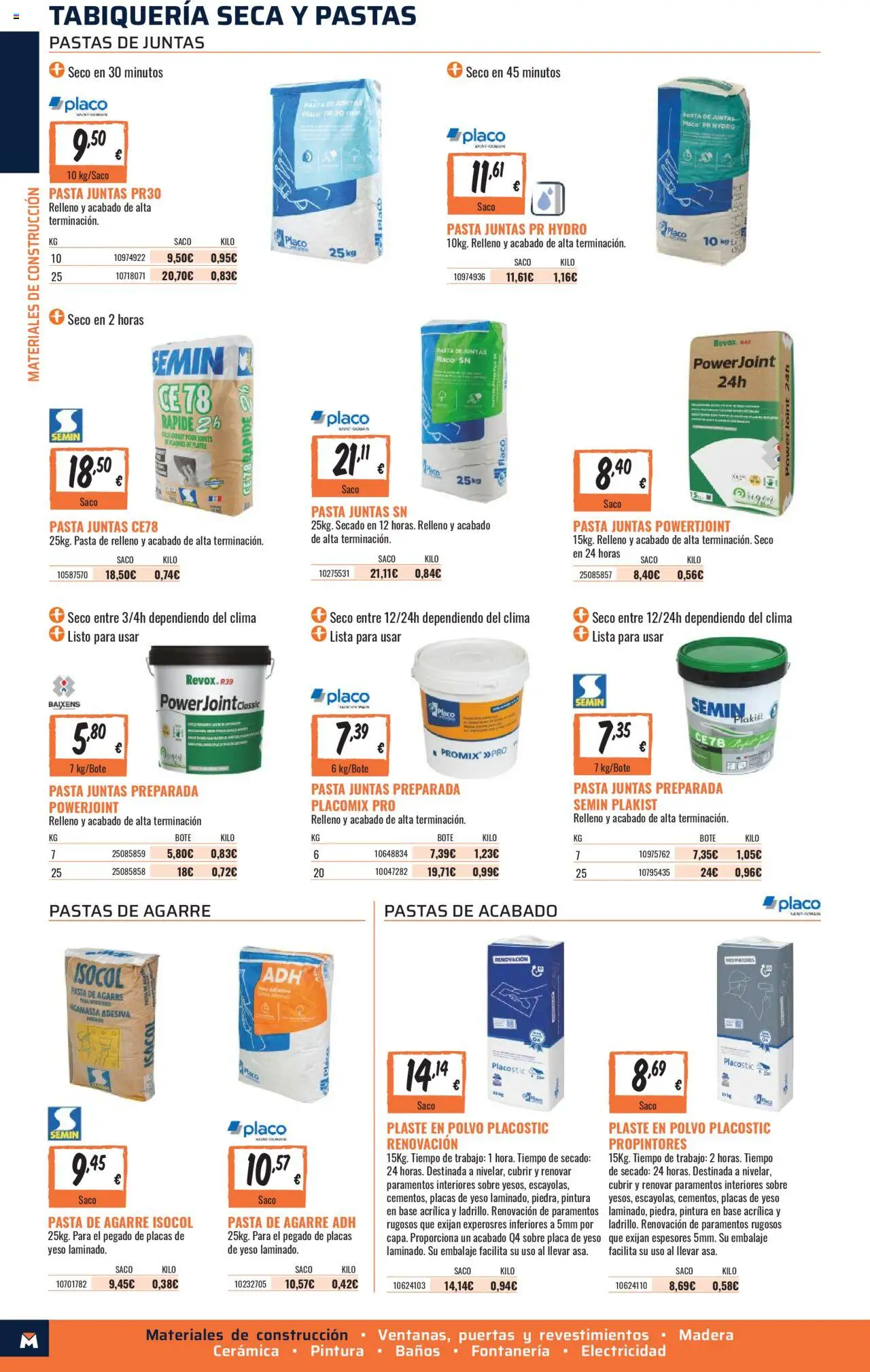 Obramat - Malaga │ válido desde el 10.10.2025 | Página: 4 | Productos: Polvo, Pasta