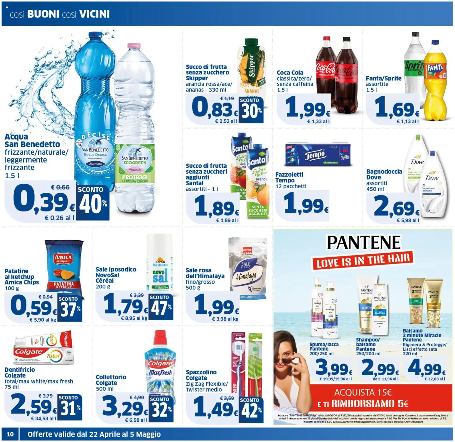 Volantino SIGMA del 22.04.2026 | Pagina: 10 | Prodotti: Balsamo, Lacca, Acqua, Ananas
