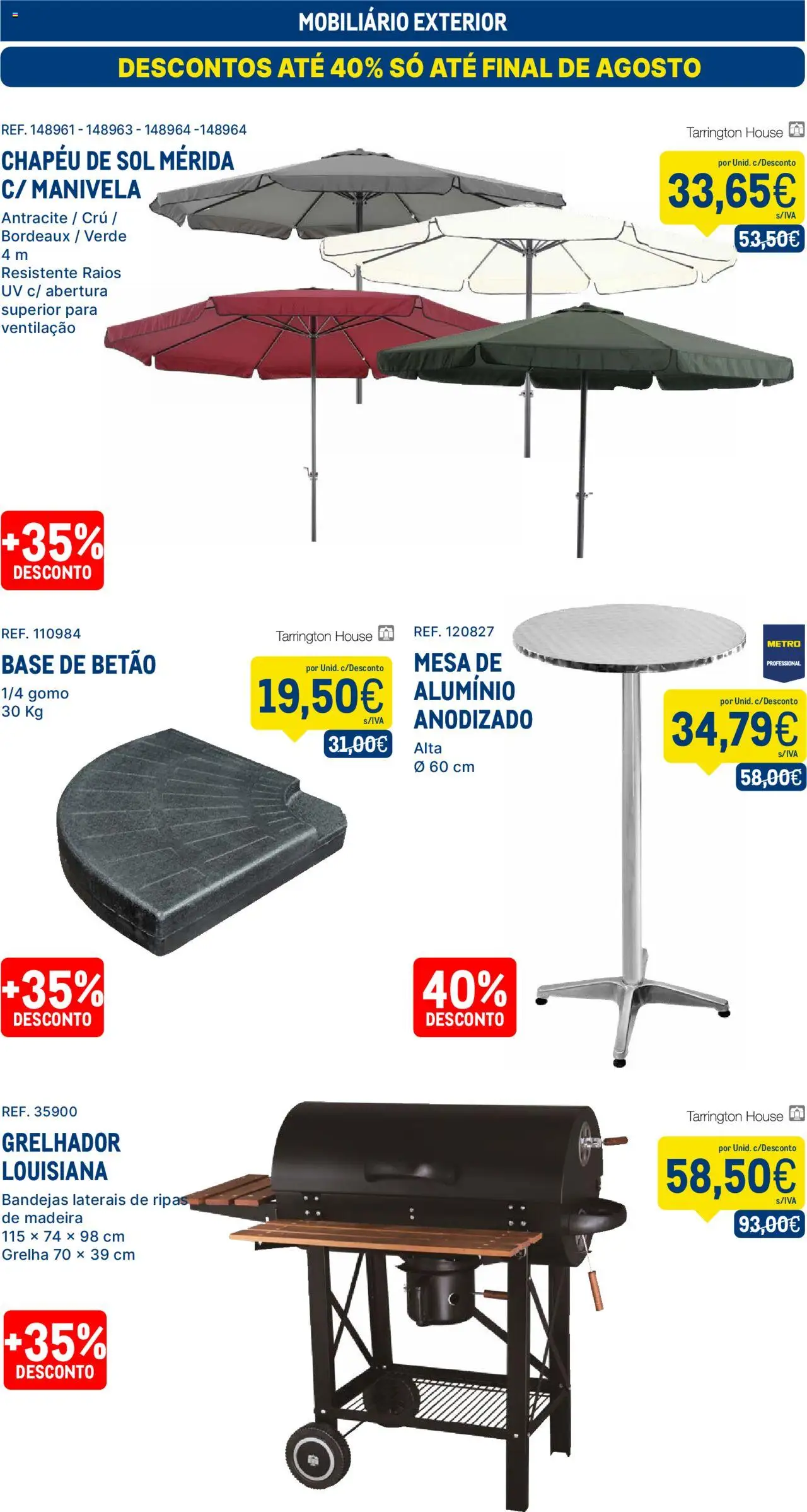 Makro folheto │ válido de 05.08.2025 | Página: 18 | Produtos: Chapéu, Base, Mesa