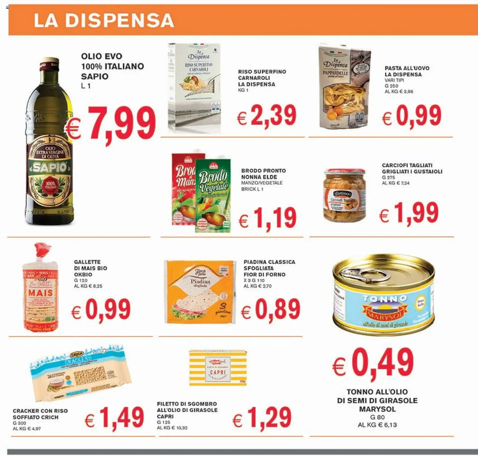 Volantino Coal del 27.02.2026 | Pagina: 8 | Prodotti: Carciofi, Piadina, Mais, Forno