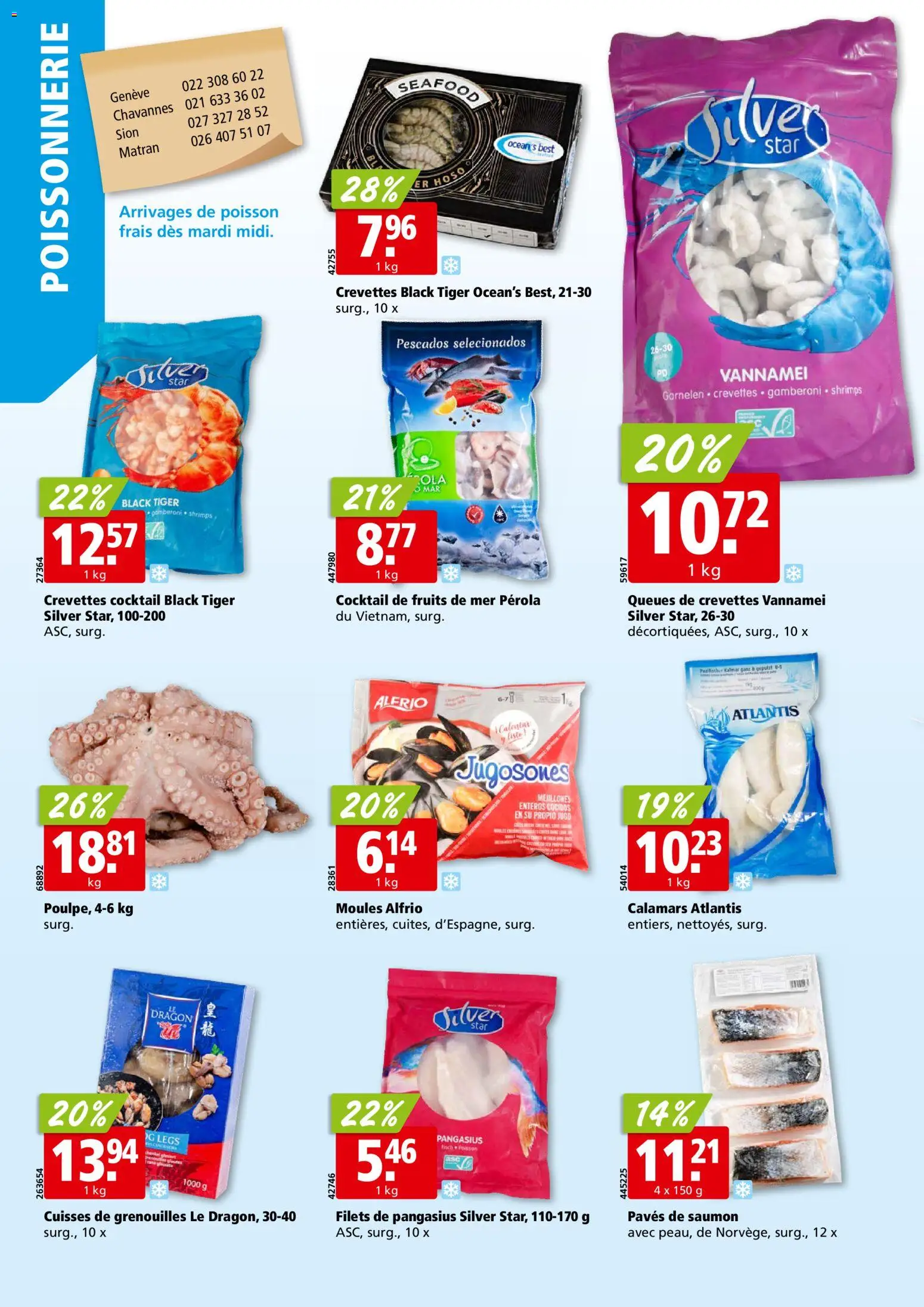 Aligro Aktionen Chavannes, Matran, Genève, Sion – gültig ab 10.11.2025 | Seite: 4 | Produkte: Garnelen