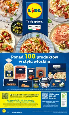 Pogląd oferty "ITALIAMO Mascarpone, Mascarpone" - ważna od 13.04.2026 | Strona: 53 | Produkty: Pesto, Mascarpone, Prosciutto, Mozzarella