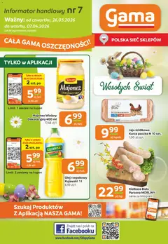Pogląd oferty "Gama gazetka" - ważna od 26.03.2026