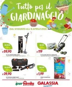 Anteprima del volantino Galassia volantino Giardinaggio valido a partire dal 12.03.2026