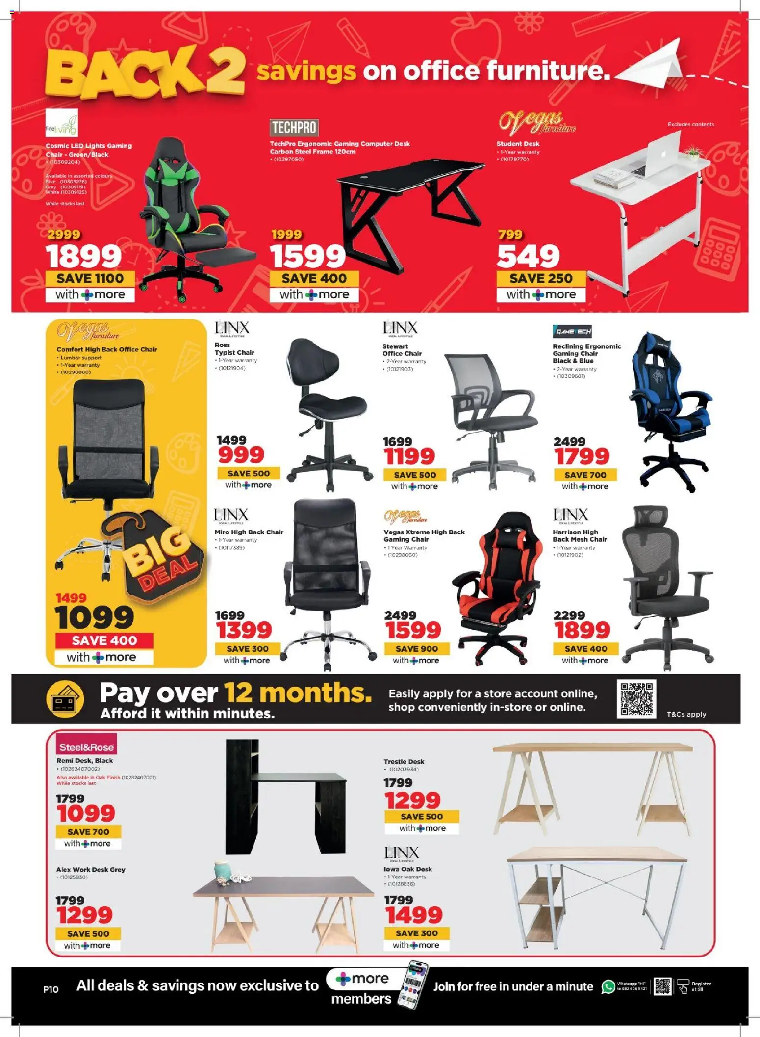 New HiFi Corp catalogue – valid from 04.02.2026 | Page: 10 | Products: Desk, Frame, Chair, Work desk