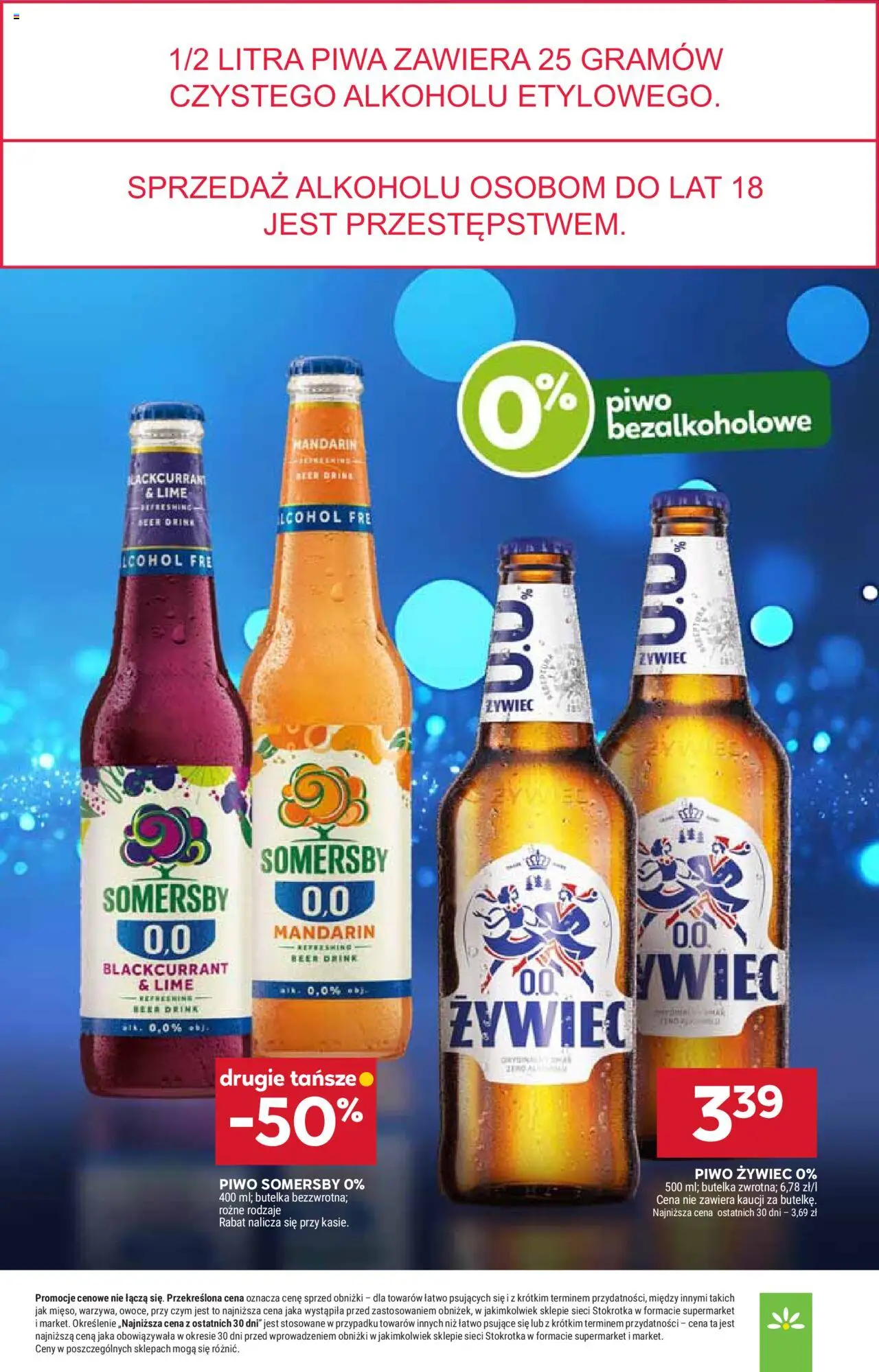 Stokrotka Gazetka od 16.10.2025 | Strona: 33 | Produkty: Stokrotka, Piwo Somersby, Piwo, Somersby