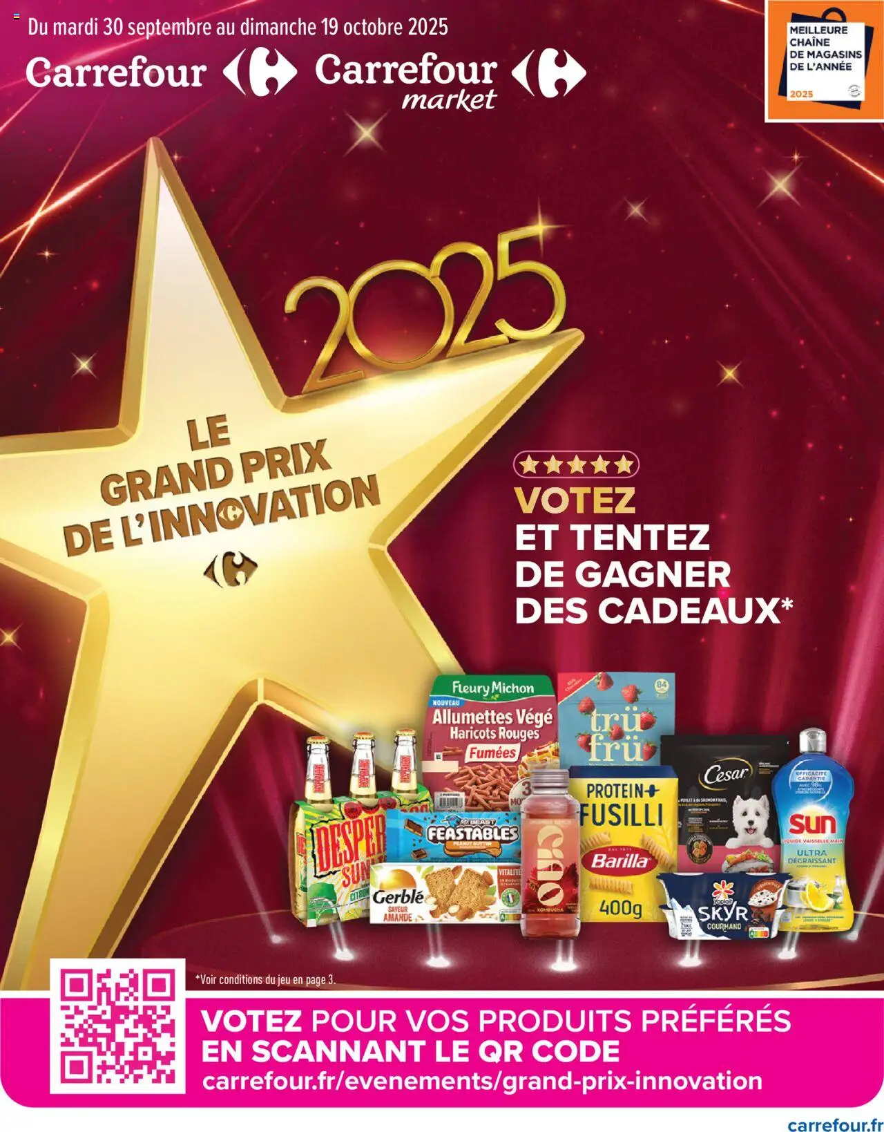  | Page: 1 | Produits: Amande, Fusilli, Liquide vaisselle, Skyr