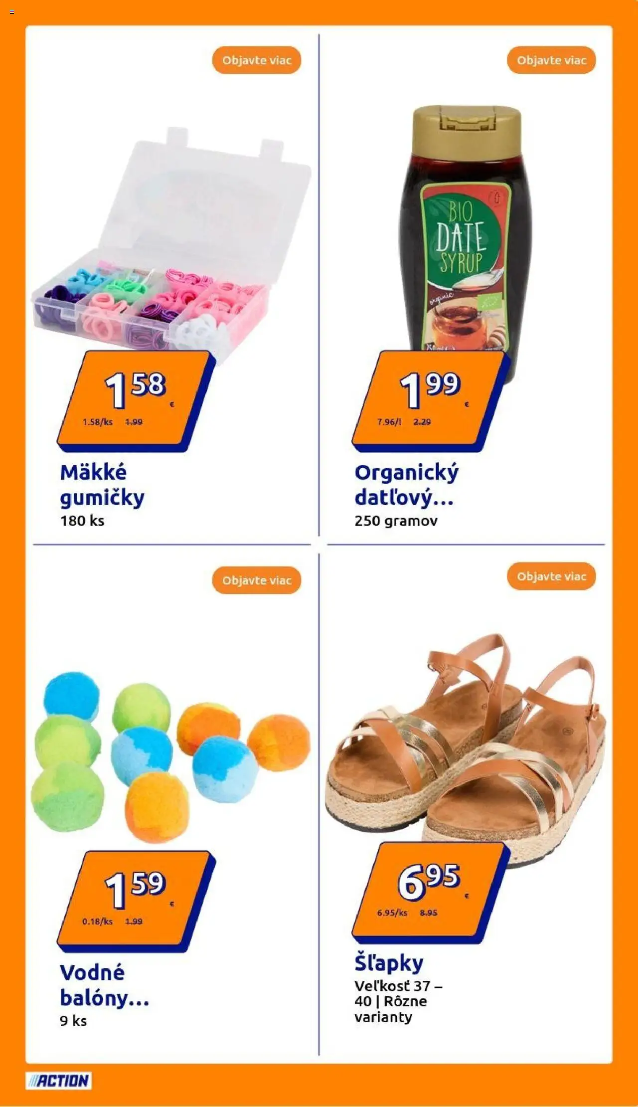 Action leták │ platný od 30.07.2025 | Strana: 29 | Produkty: Šľapky