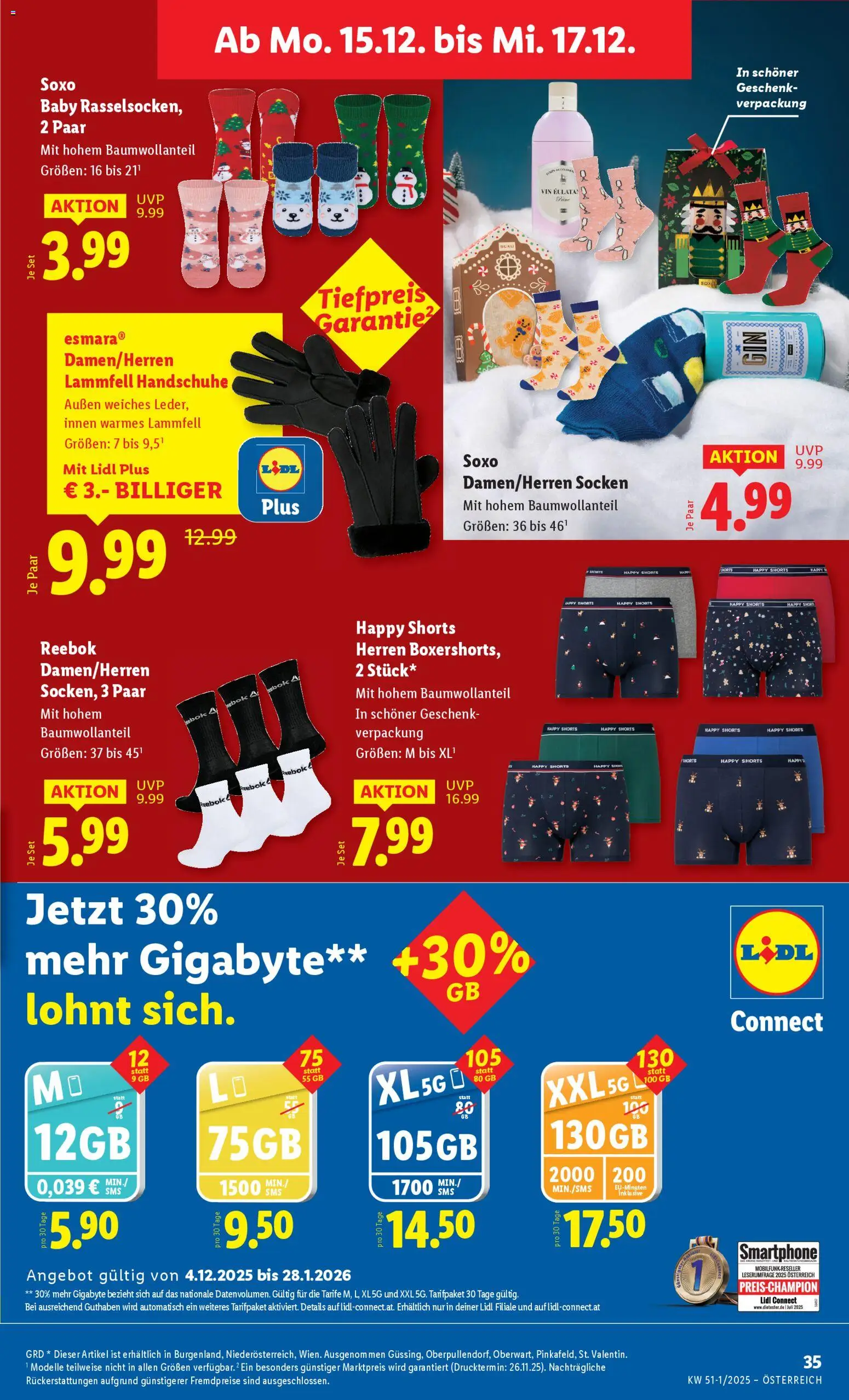 Lidl Flugblatt - Eisenstadt, Ebenfurth, Mattersburg gültig ab 11.12.2025 | Seite: 39