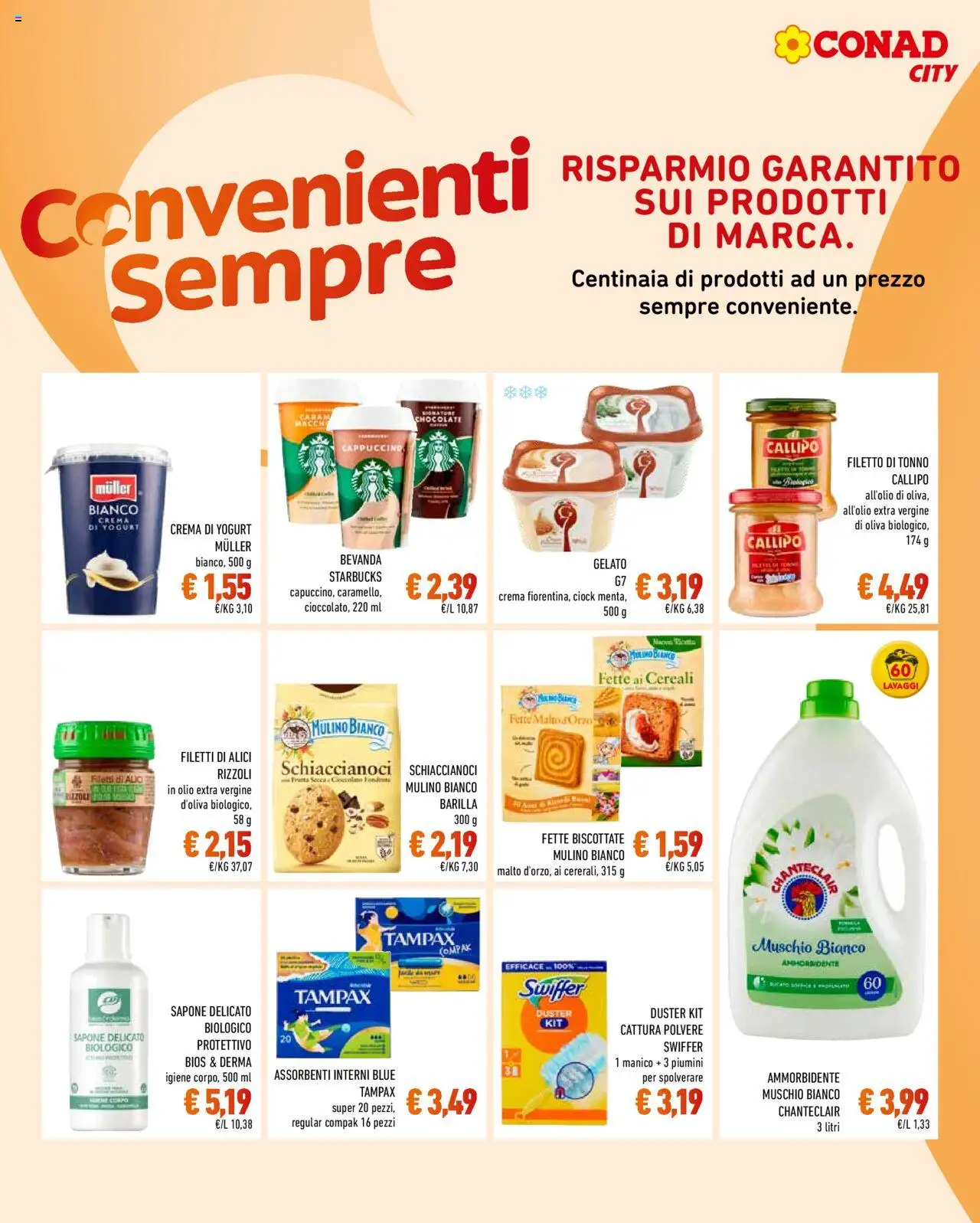 Volantino Conad del 14.08.2025 | Pagina: 5 | Prodotti: Cereali, Tonno, Olio extra vergine, Fette biscottate
