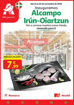 Vista previa Alcampo - Reapertura Irun Oiartzun  válido desde el 11.11.2025