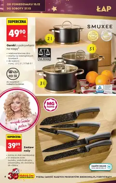 Pogląd oferty "Biedronka gazetka - Hity i inspiracje" - ważna od 13.12.2025 | Strona: 6 | Produkty: Garnki