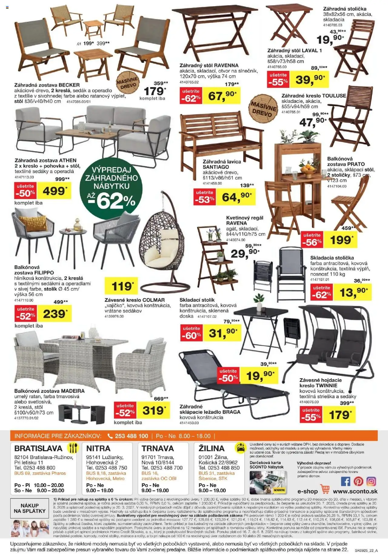 Sconto nábytok leták │ platný od 16.07.2025 | Strana: 22 | Produkty: Matrace, Nábytok, Kreslá, Pohovka