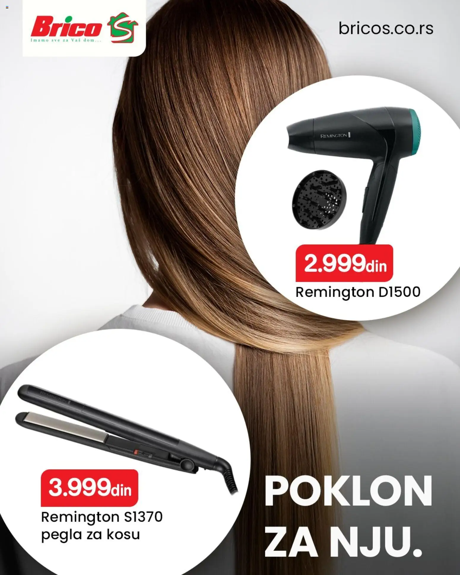 Brico S katalog - važi od 23.02.2026 | Strana: 3 | Proizvode: Pegla, Pegla za kosu