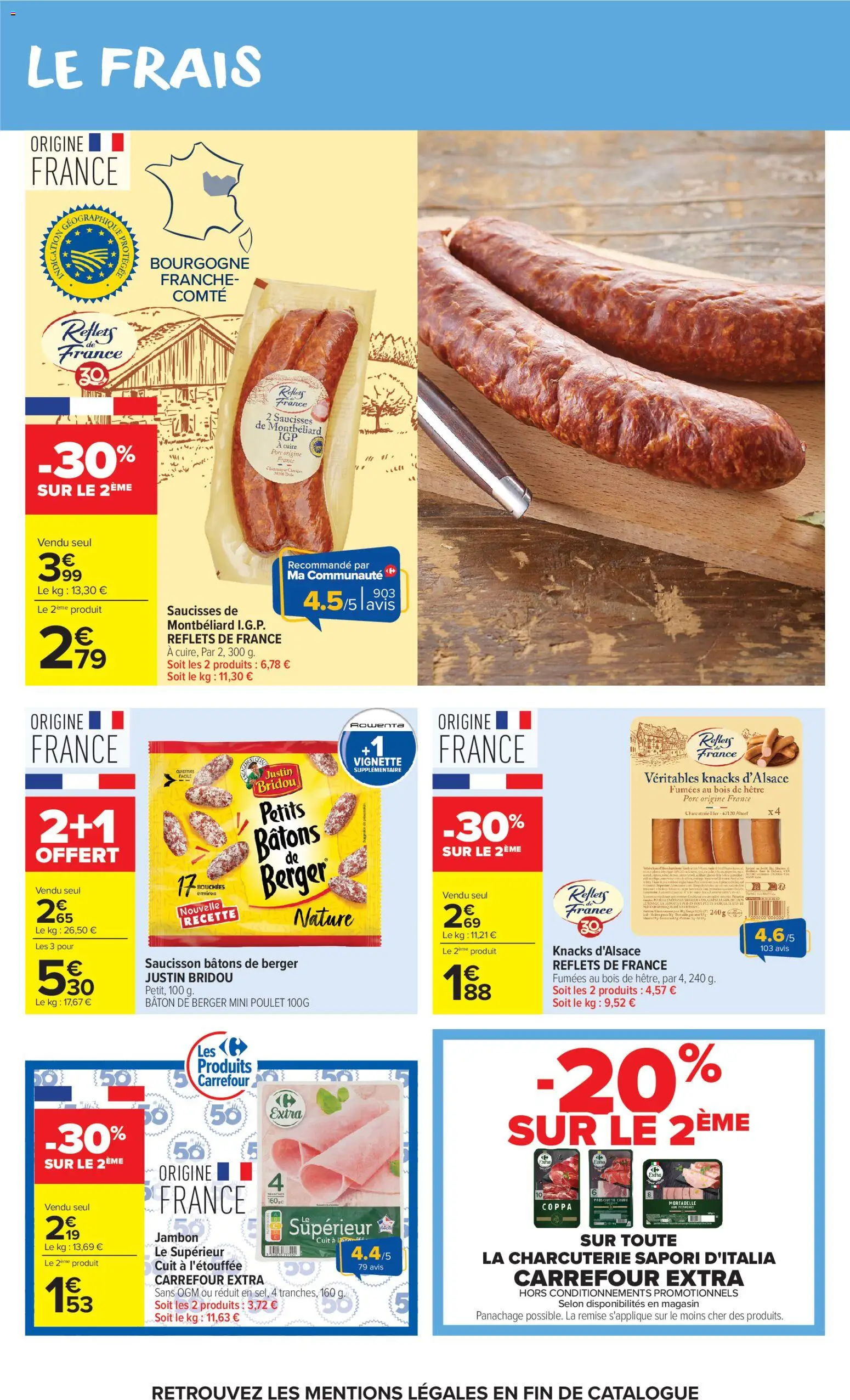 {H1} | Page: 19 | Produits: Saucisson, Pistaches, Jambon, Porc