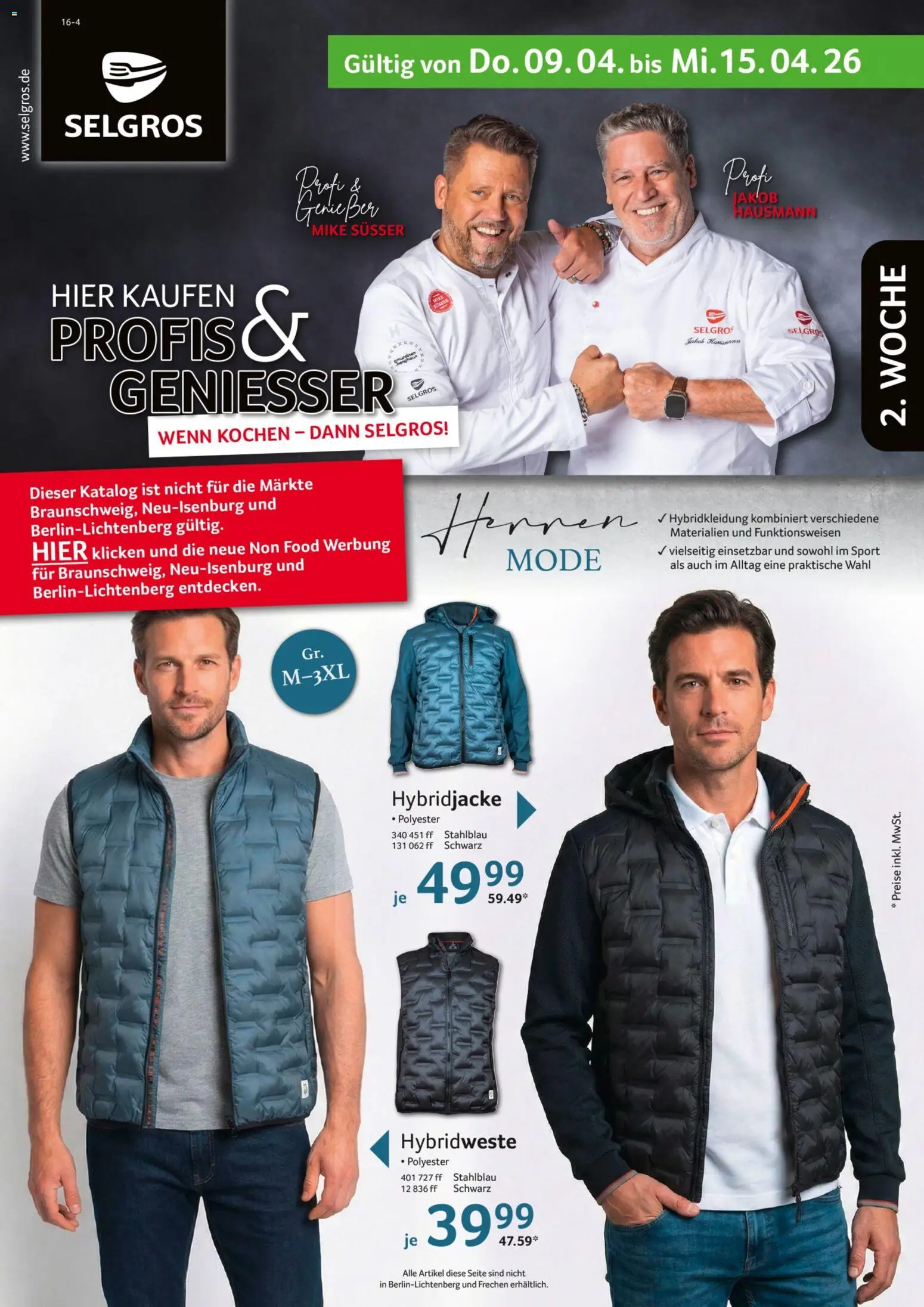 Selgros Non Food – gültig ab 09.04.2026 | Seite: 1