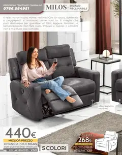 Anteprima del volantino Mondo Convenienza Pocket Gennaio catalogo valido a partire dal 04.01.2026 | Pagina: 78 | Prodotti: Poggiapiedi, Divano, Poltrona