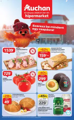 Auchan Akciós újság - amely érvényes a következő dátumtól: 02.01.2026