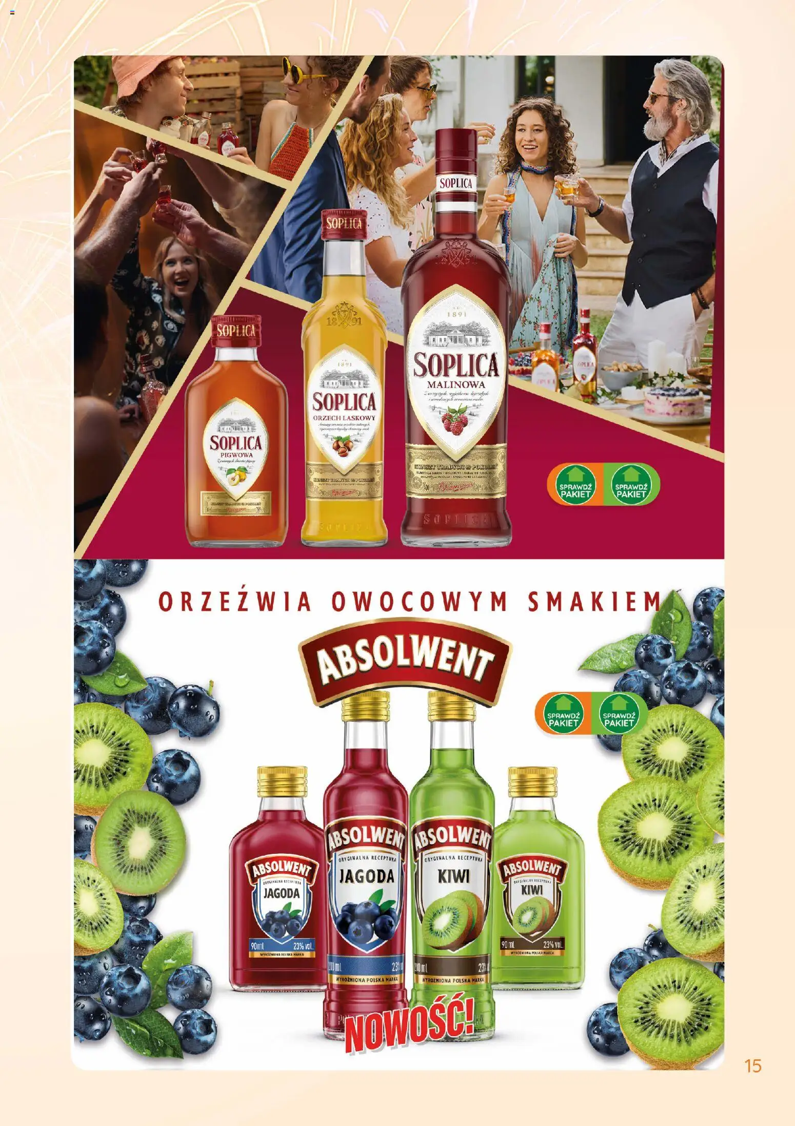 Eurocash Gazetka - Katalog Alkoholowy od 01.01.2026 | Strona: 15 | Produkty: Kiwi