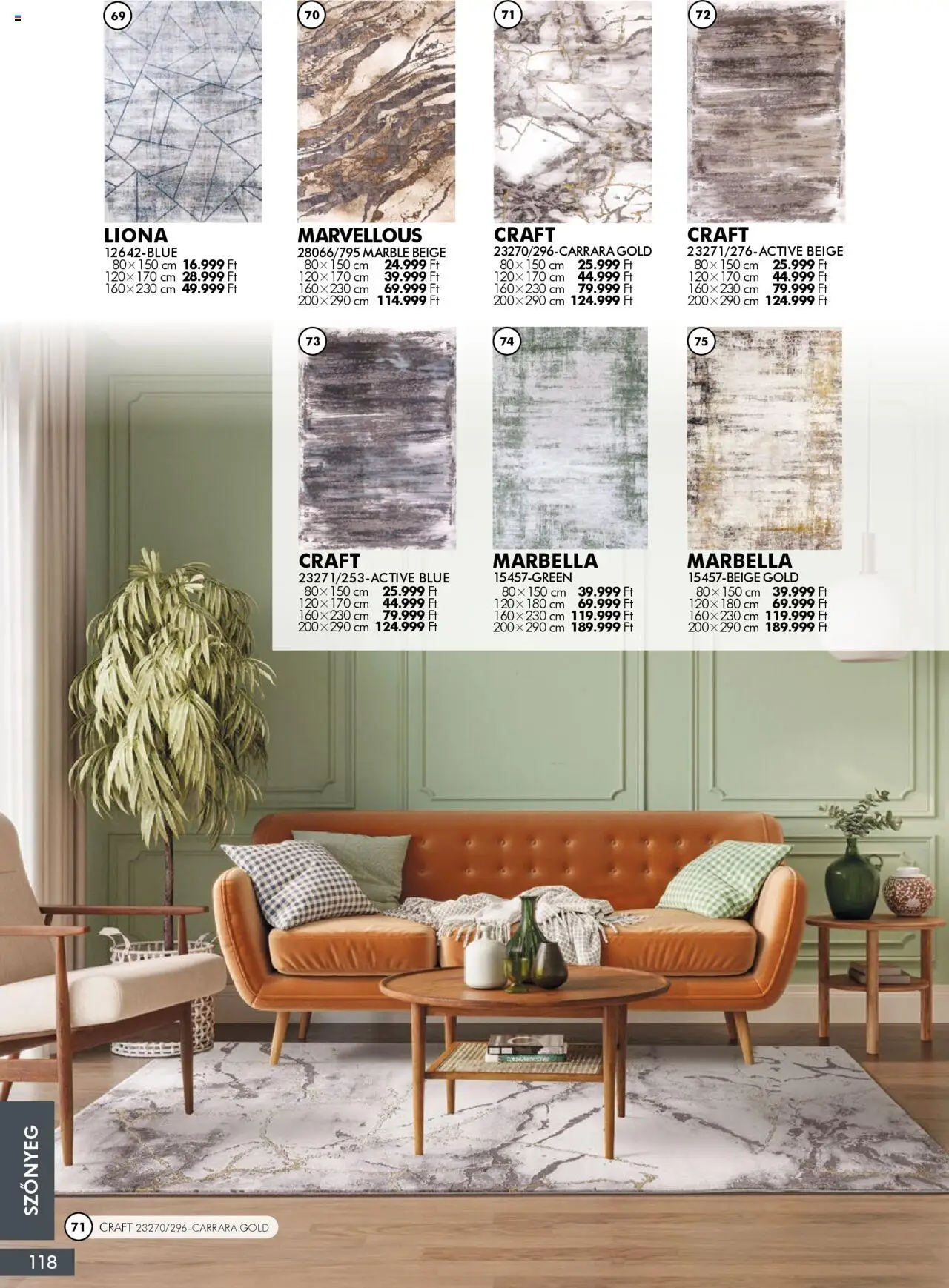 Diego akciós ujság - amely érvényes a következő dátumtól: 02.10.2025 | Oldal: 118 | Termékek: Szőnyeg