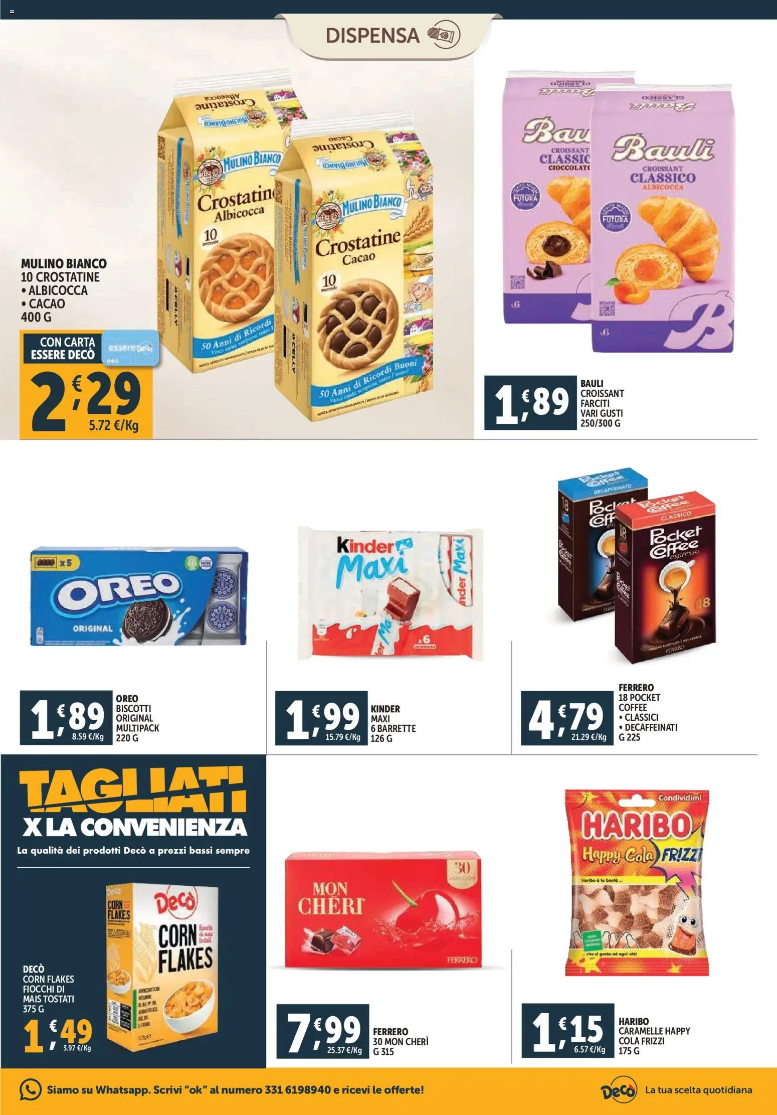 Volantino Decò del 20.11.2025 | Pagina: 11 | Prodotti: Cioccolato, Caramelle, Crostatine, Cacao