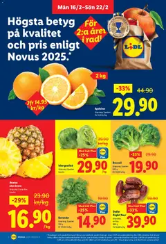 Lidl - erbjudanden - Förhandsvisning av reklamblad från butik Lidl aktuell från 16.02.2026 | Sida: 2