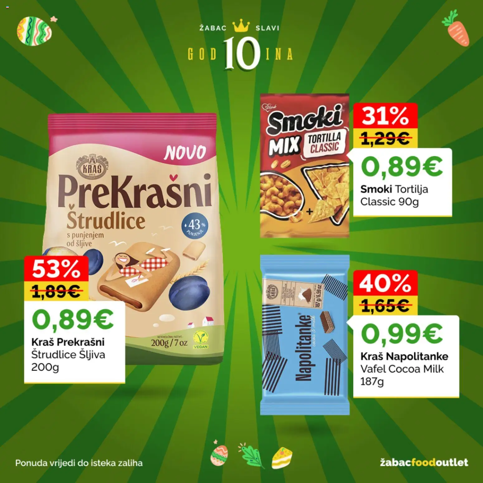 Žabac katalog | vrijedi od 30.03.2026 | Stranica: 44 | Proizvodi: Šljive, Šljiva, Napolitanke