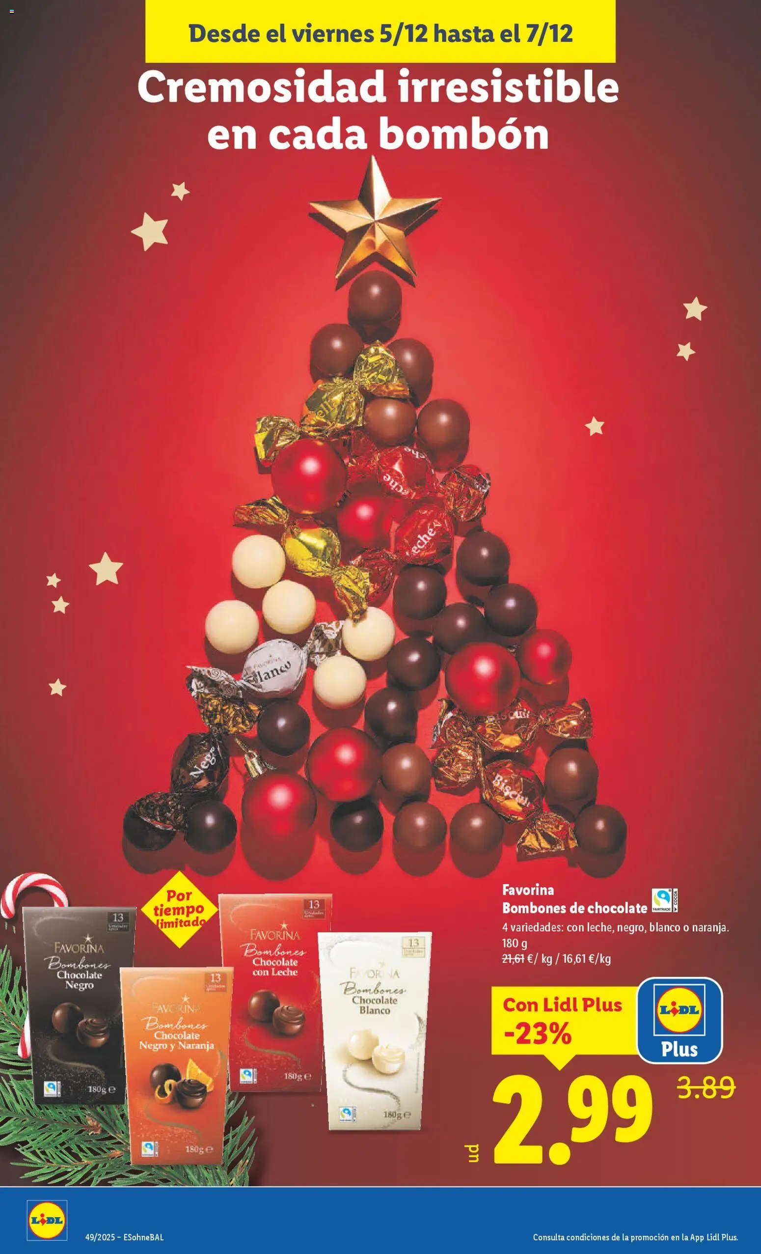 Lidl folleto │ válido desde el 01.12.2025 | Página: 46 | Productos: Leche, Chocolate, Chocolate con leche