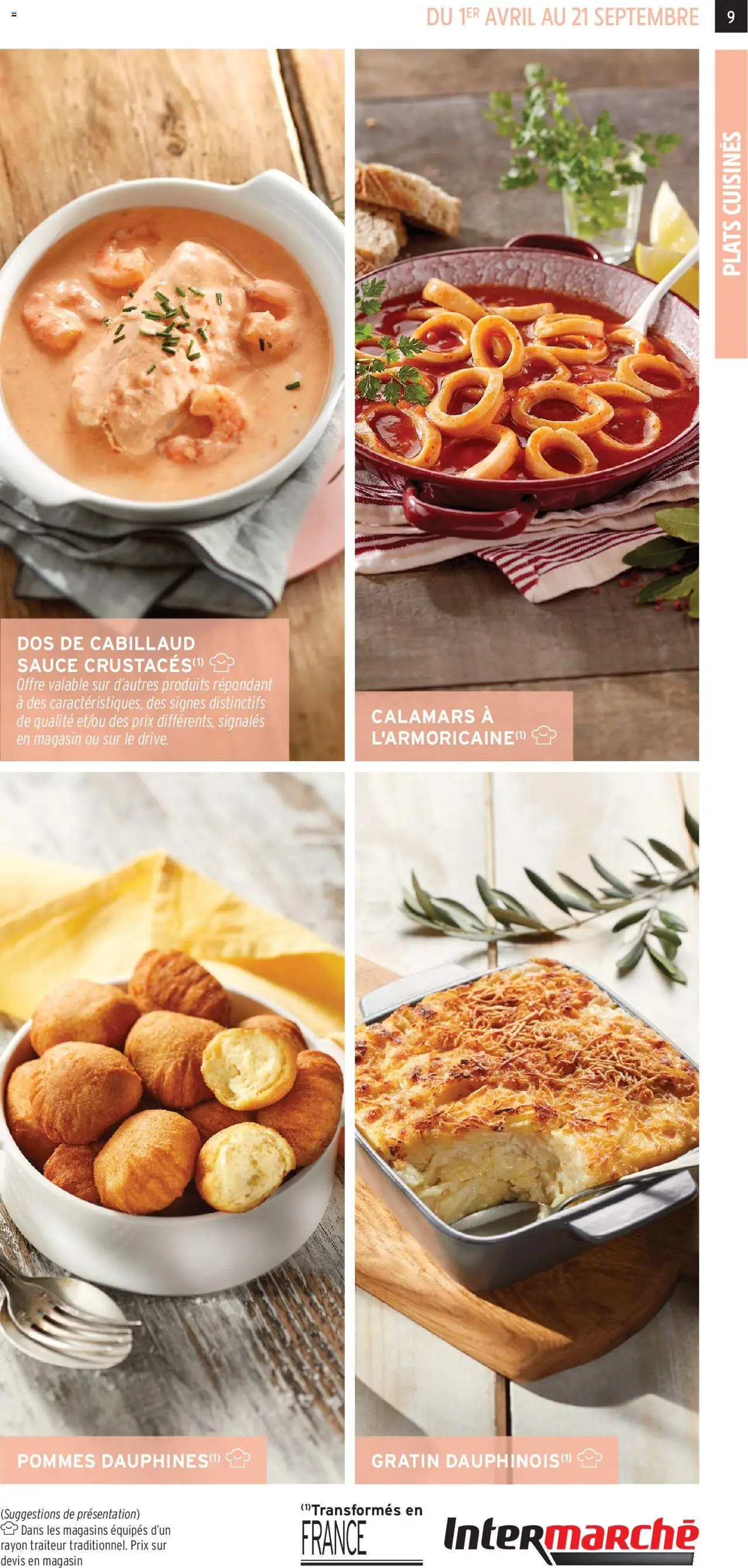  | Page: 9 | Produits: Dos de cabillaud, Pommes