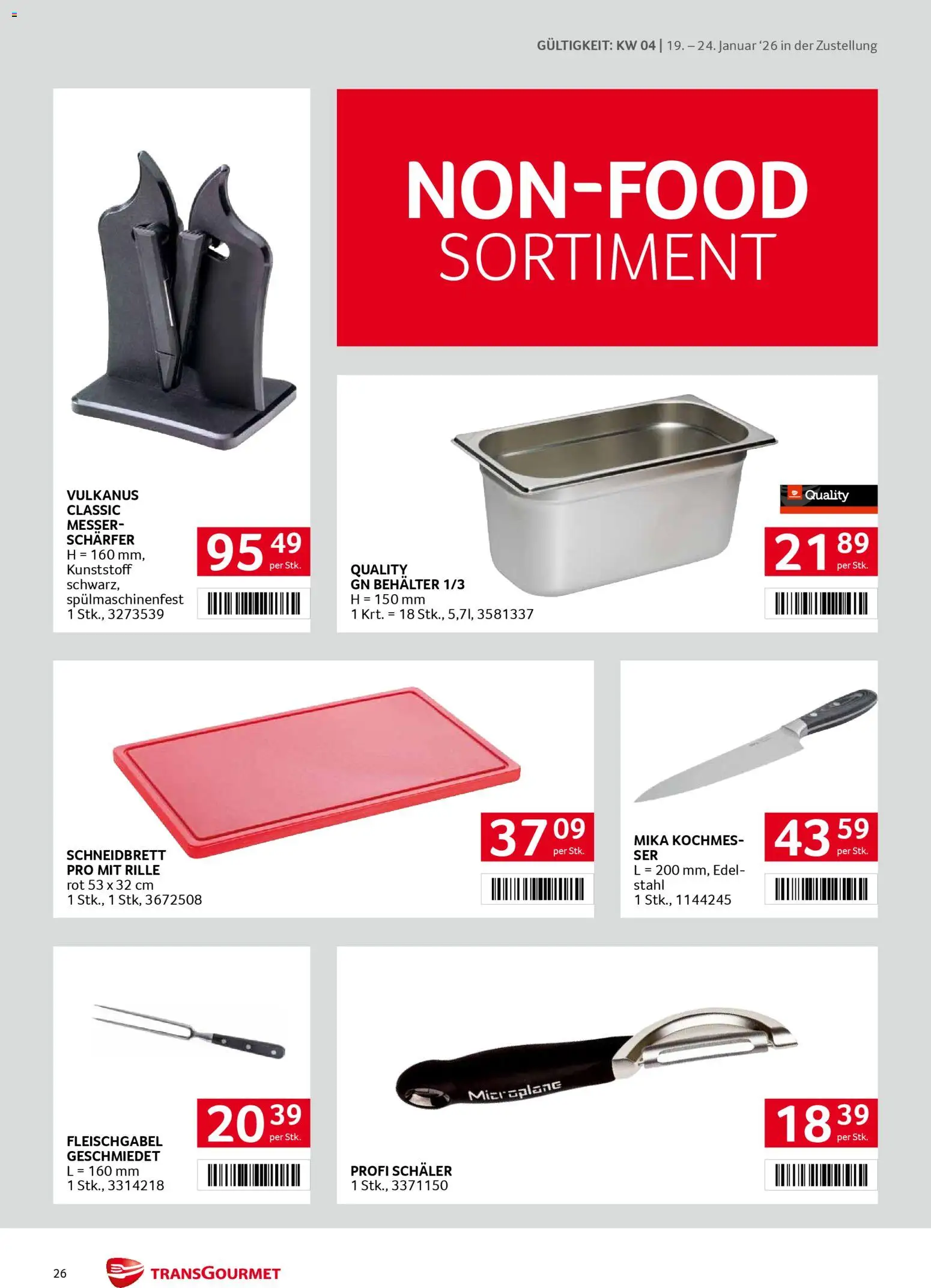 Transgourmet Zustellaktion gültig ab 19.01.2026 | Seite: 26
