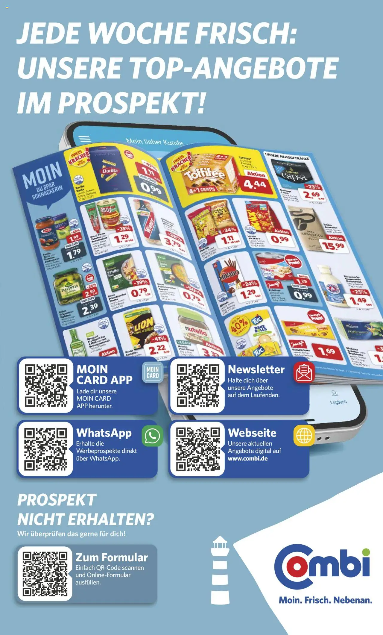Combi Prospekt 	 – gültig ab 13.10.2025 | Seite: 31 | Produkte: Barilla, Tomaten, Nutella, Pasta