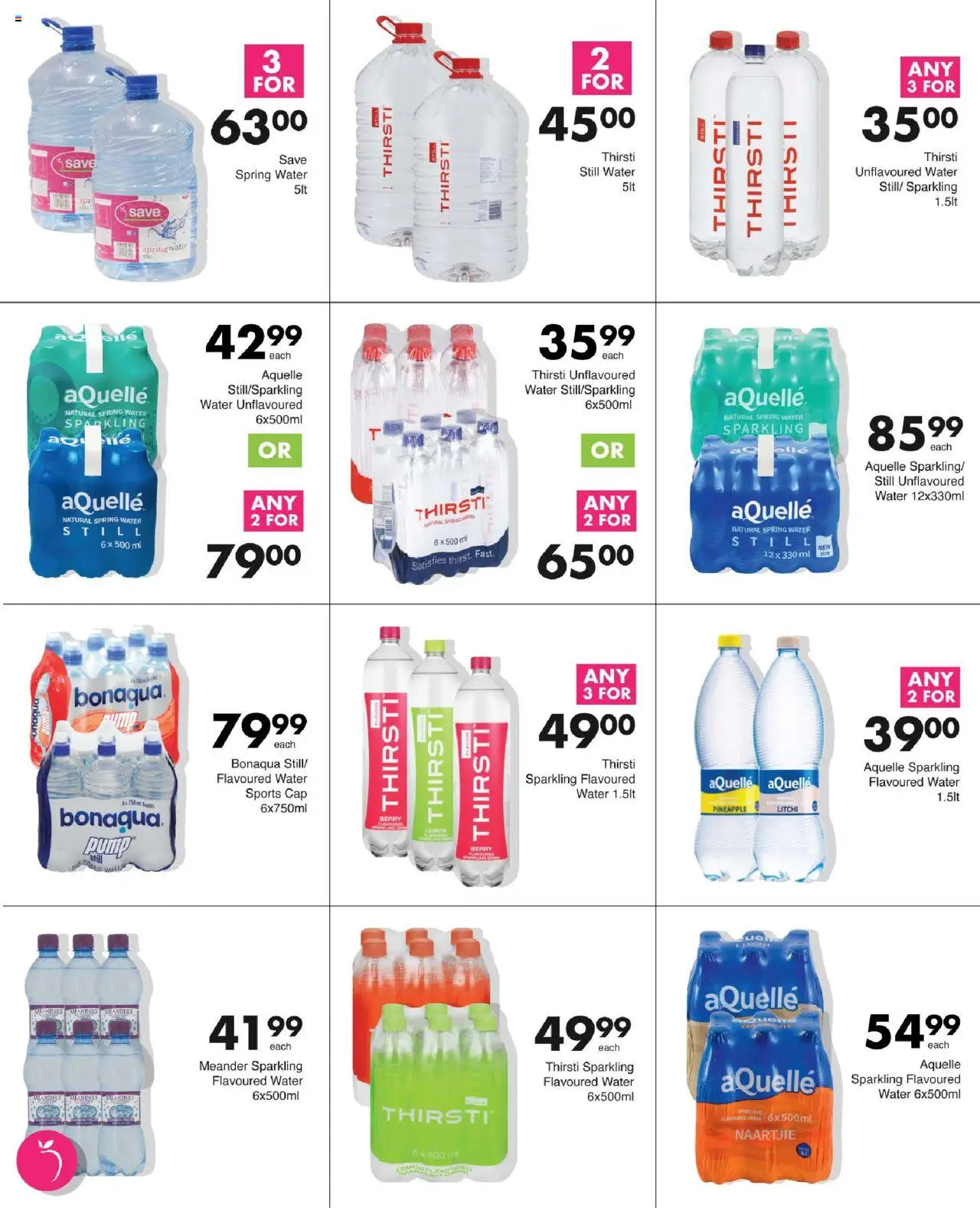 New Save catalogue – valid from 11.09.2025 | Page: 50 | Products: Cap, Pineapple, Water