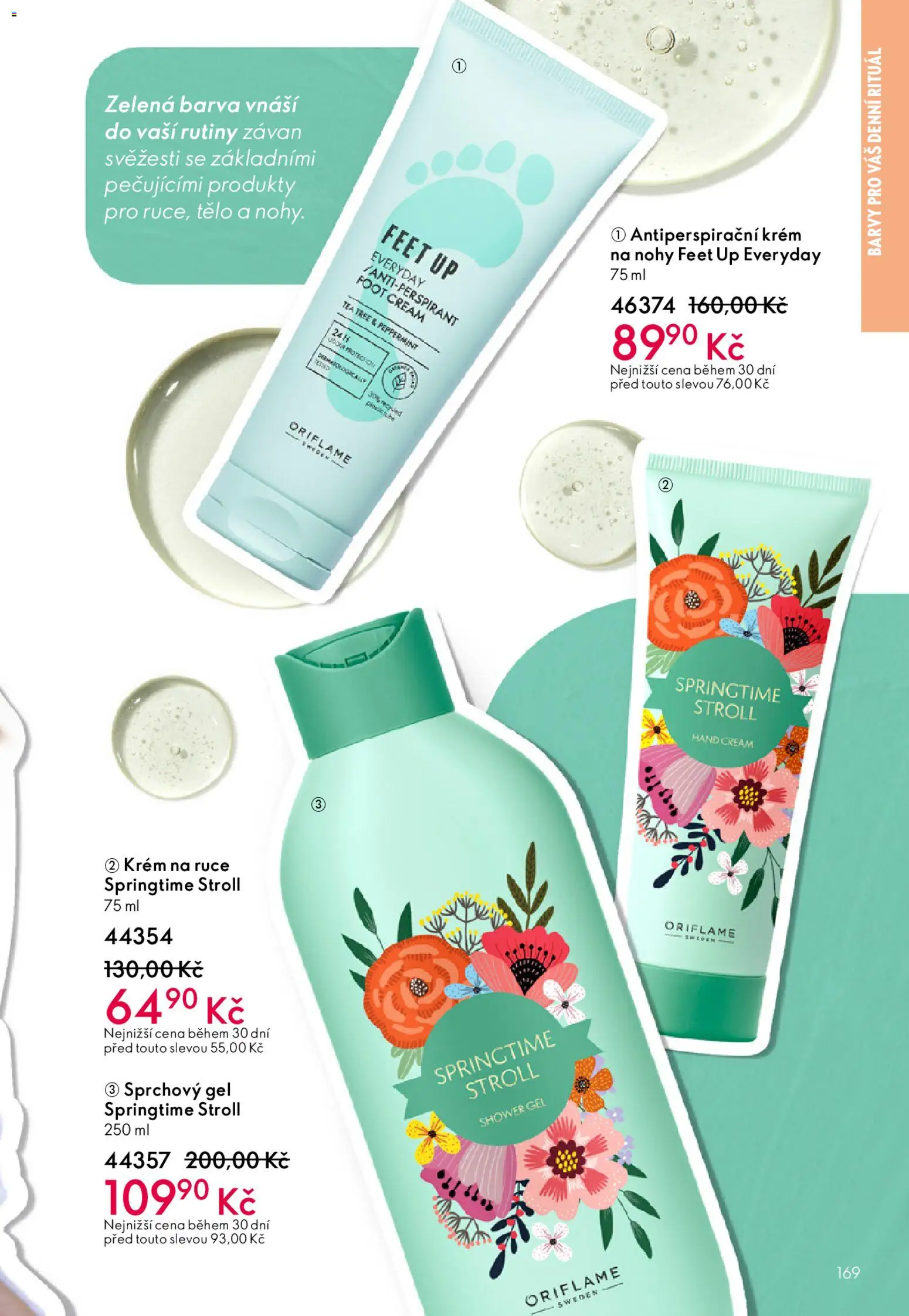 Oriflame katalog č.03/2026 od 11.02.2026 | Strana: 169 | Produkty: Krém na ruce, Sprchový gel, Krém, Barvy