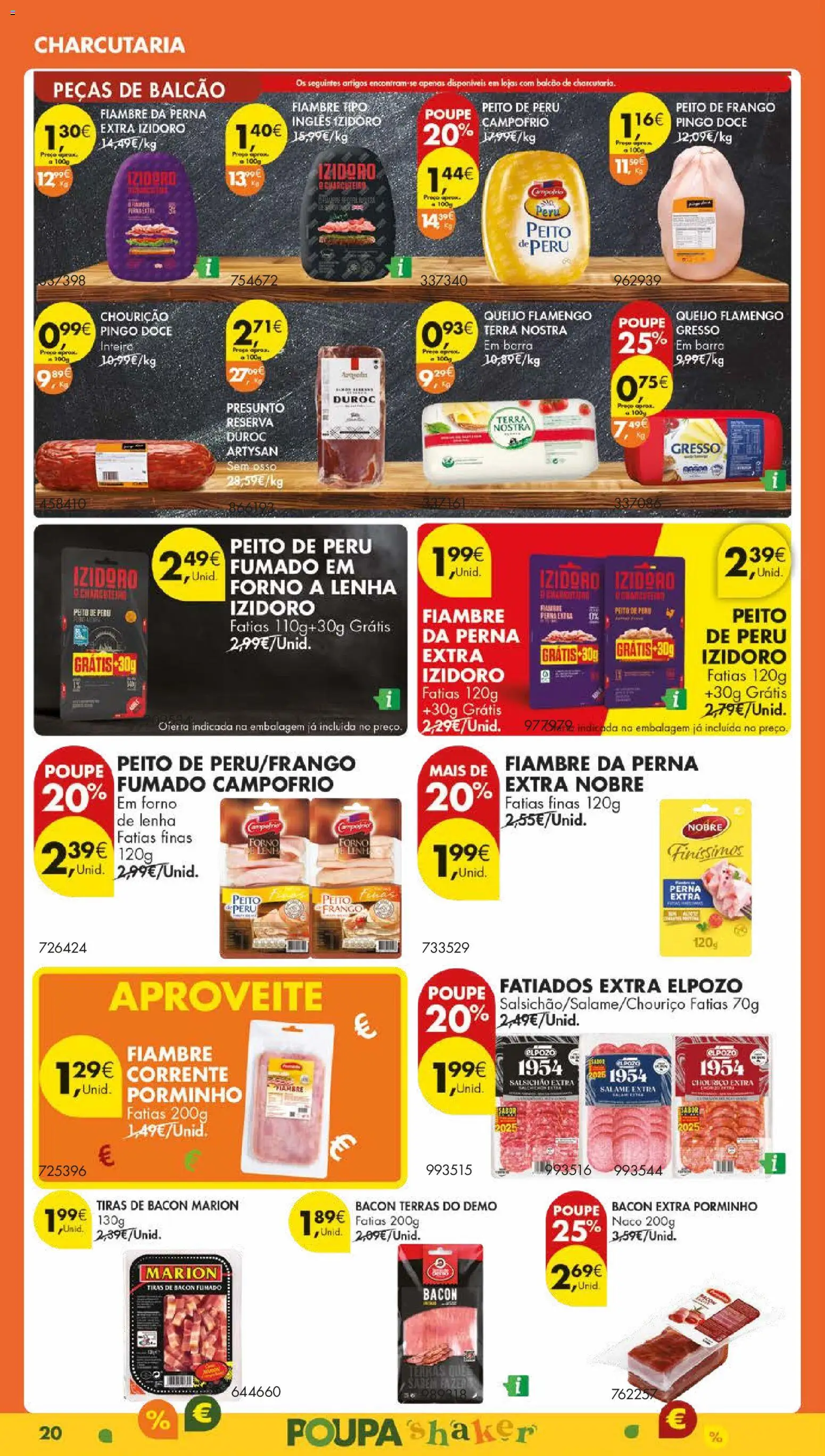 Pingo Doce - Black Friday │ válido de 18.11.2025 | Página: 22 | Produtos: Bacon, Peito de frango, Salame, Chouriço