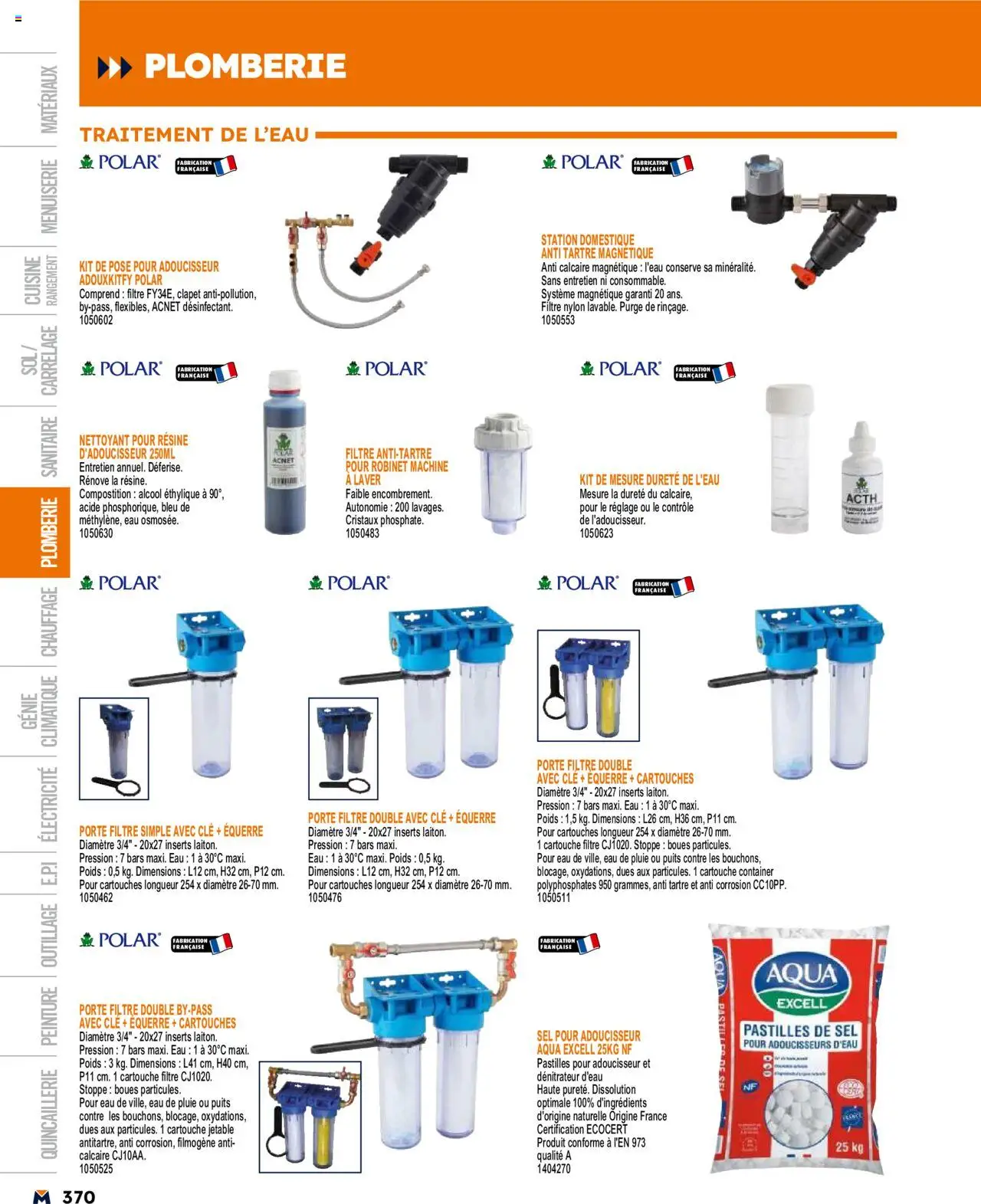  | Page: 370 | Produits: Clé, Porte, Sel, Cartouche
