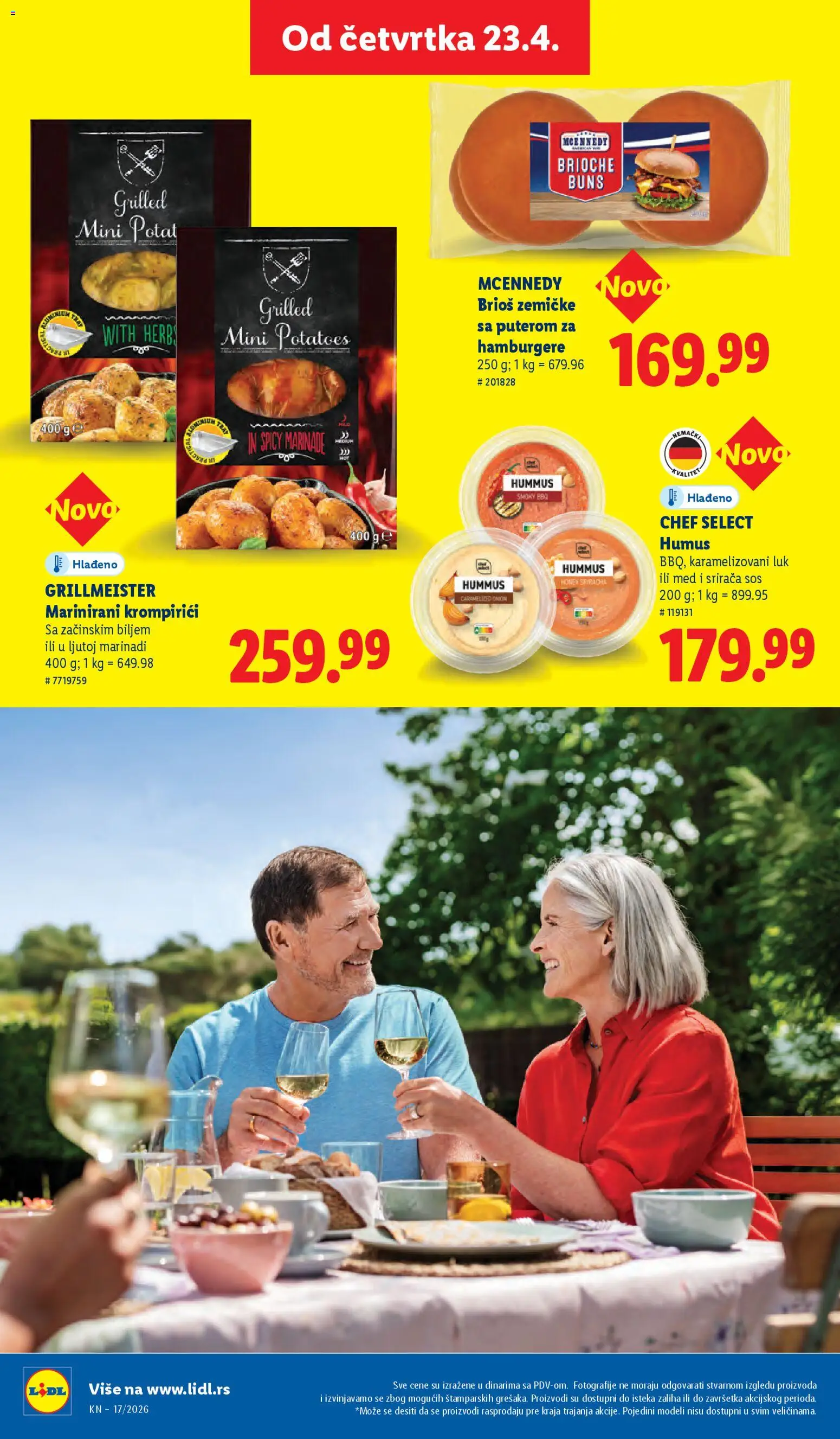 Lidl katalog - važi od 23.04.2026 | Strana: 58 | Proizvode: Hummus, Sos, Med