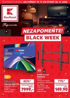 Náhled letáku Kaufland leták - Plzeň od 19.11.2025