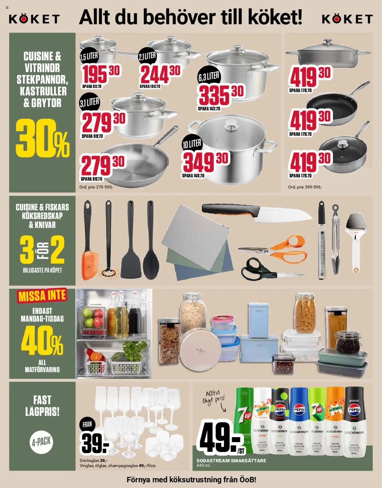 ÖoB reklamblad aktuell från 09.06.2025 | Sida: 5 | Produkter: Pepsi, Sodastream