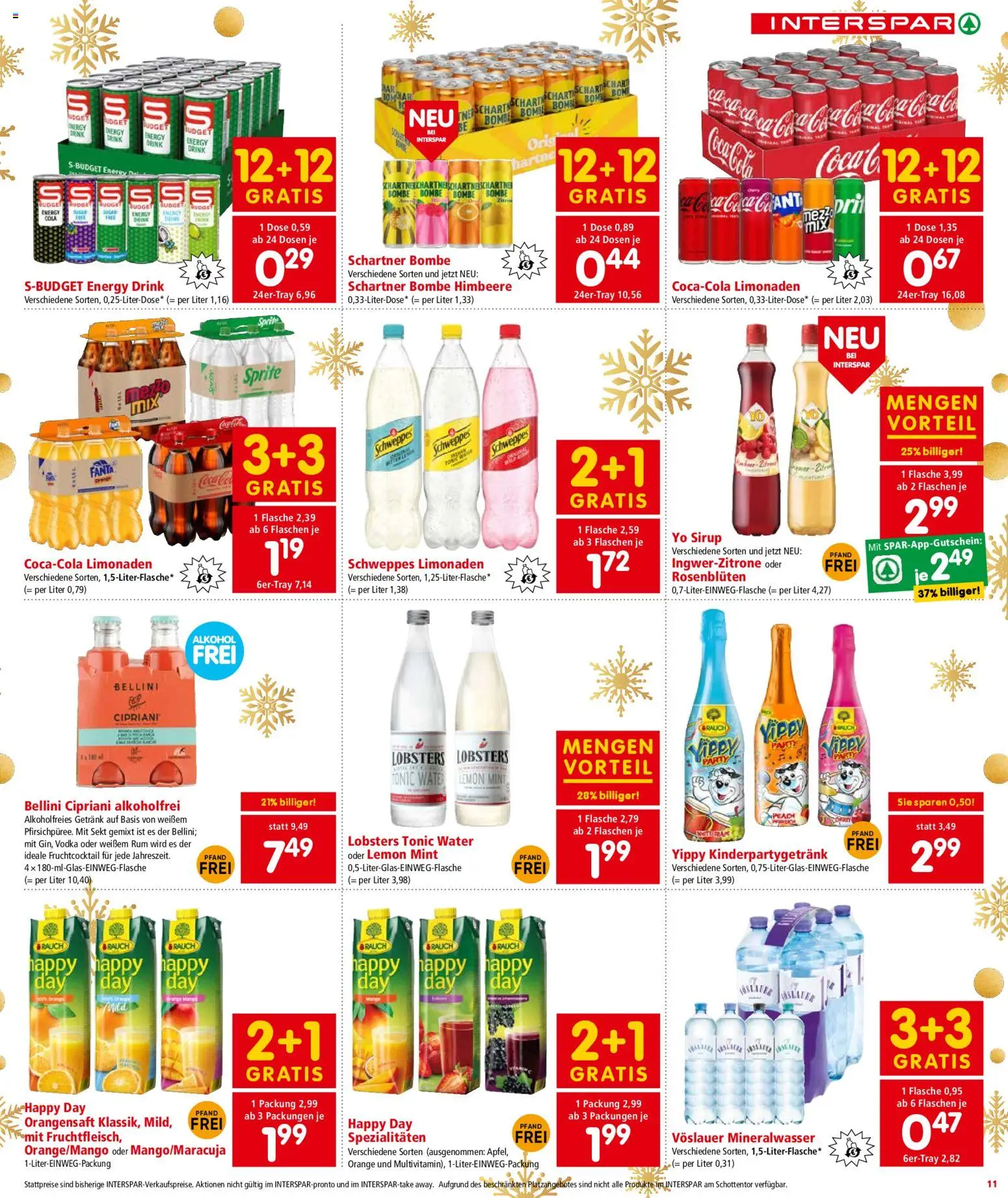 Interspar Flugblatt - Vorarlberg gültig ab 22.12.2025 | Seite: 11 | Produkte: Himbeere