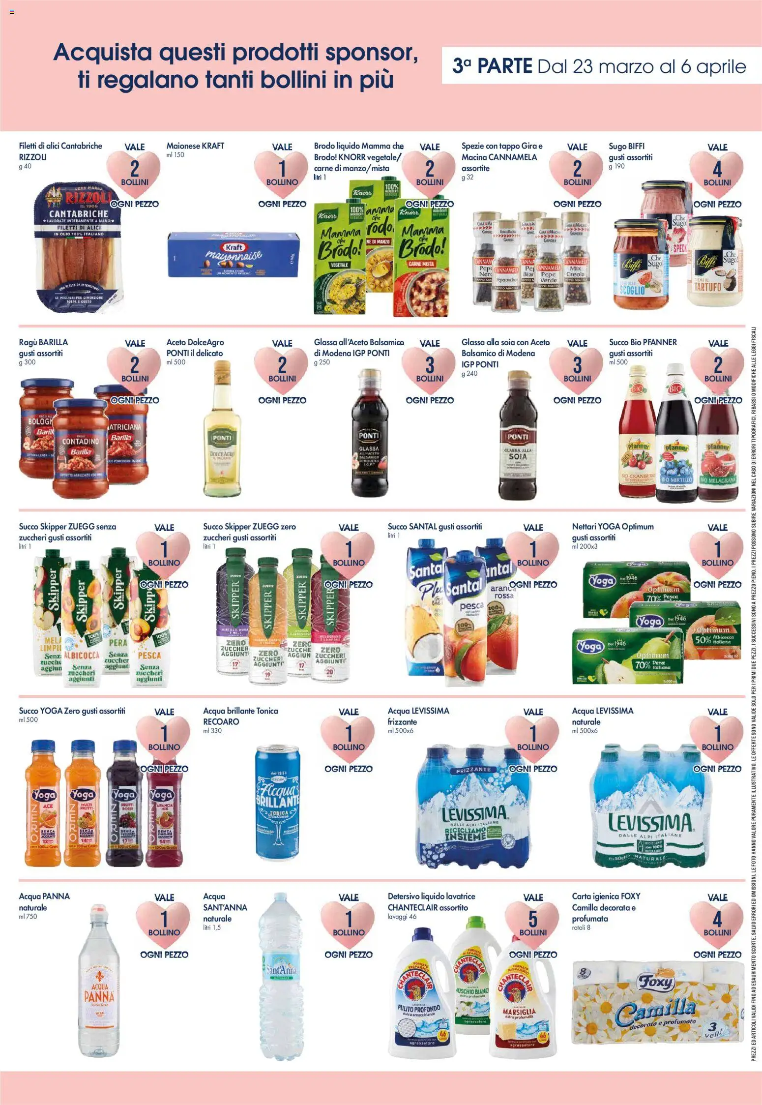 Volantino Famila del 23.03.2026 | Pagina: 12 | Prodotti: Maionese, Pepe, Pesca, Alici